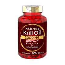 Carlyle 남극 크릴 오일 2000mg 오메가3 120정