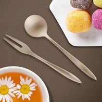 CLL 오꼬마스푼 숟가락 유기포크 수저 방짜 놋수저 각인, 포크