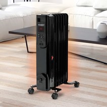 휴앤봇 라디에이터 9핀 욕실난방기 전기히터 HEO-90T, 단일속성