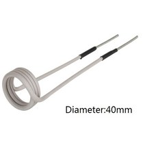 열 교환기 코일 소형 고주파 무화염 유도 히터 키트 자동차 차고에서 볼트 제거기 1000W, 6.4mm, 1개