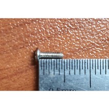 마이크로나사 바인드머리 M1.6 L5mm(길이) Ni PLT(니켈도금)***100개***, 마이크로나사,바인드머리,M1.6,L5,니켈도금, 100개