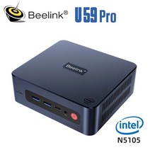 미니PC 데스크탑 고사양 Beelink u59 pro windows 11 인텔 셀러론 n5105 ddr4 8gb 256gb 1000m wifi5 bt4.0 게임 컴퓨터 vs s, n5105용 u59, 영국, 8기가바이트 256기가바이트