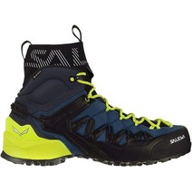 살레와Salewa Wildfire Edge GTX 미드 하이킹 부츠 - 남성용 포세이돈/선인장 11.5 회색.