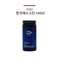 흡수 빠르고 산뜻한!! 미쟝센 맨프레시 스킨140mL 투명타입 면도 세안후 시트러스 허브향, 1개