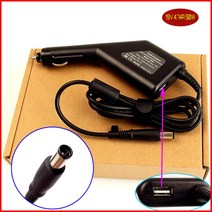 범용호환 노트북 DC 전원 자동차 어댑터 충전기 19V 4.74A + USB Envy 14 15 PA-1900-18HN PA-1650-02HN G, 한개옵션0