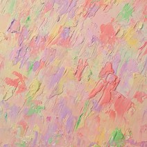 백드롭 페인팅 키트 젤스톤, 베이직키트, 정사각 15*15cm 4P, 코튼 캔디