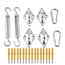 M8 스텐 선쉐이드 설치세트, 사각 set