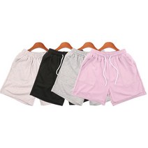 남성용 여름용 4부 반바지 츄리닝바지 홈웨어