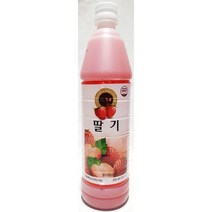 딸기 원액 청솔 835ml 사무실 음료 주스 업소 식당X465dn, 1, 1