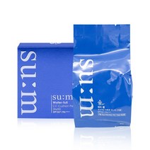 숨37도 워터풀 CC 쿠션 파운데이션 리필 15g, 1호, 1개