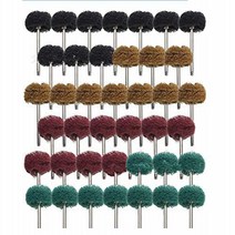 Meichoon Nylon Polishing Brush Wheel Set T-Type Abrasive Wheel Scouring Pad Buffing Deburring Rotary, 1, DC901,Meichoon Nylon Polishin