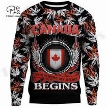 PLstarCosmos 3Dprint 최신 Proud 캐나다 국기 Camo 맵 Leaf Streetwear 하라주쿠 캐주얼 유니섹스 후드/스웨터/지퍼 Q-4