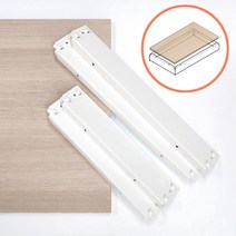 스피드랙 선반 1단추가 / 합판1장+철제받침4개, 1단/ 화이트