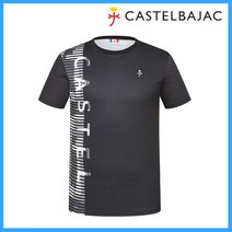 까스텔바작 여름남성골프웨어 남자 로고 반팔 골프티 BGBMTS227BK