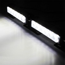 자동차 오토바이 LED 스트로브 경광등 싸이키, 사. 6LED 스트로브 DRL 화이트+화이트