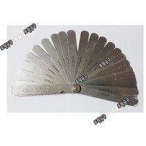 0.03~1mm 100MZ 25매 전장 100mm 일본 에스에스케이 시크니스게이지 두께게이지 치크니스게이지 틈새게이지 시그너스게이지 SSK, 1개