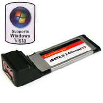 Coms 노트북 PCI Express eSATA 카드 2포트 젠더