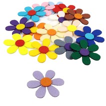 dm 디머스 환경구성 펠트6꽃잎(대5cm 10개입) 펠트꽃꾸미기, 단품