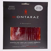 Montaraz Iberico ham Sliced ( Jamon Iberico loncheado)-Free Range- 2 ounces (5 sachets-2 oz each), 1