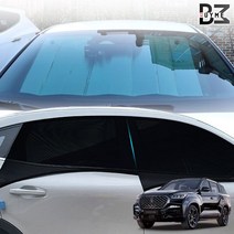 올뉴렉스턴 차박 캠핑 모기장 햇빛가리개세트, 6종세트 RV SUV1열 2P