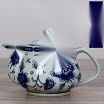 가정용 전통 옹기 약탕기 청자 한약탕기 대형 보온 주전자, 2.2.라지 500ml 싱글 포트