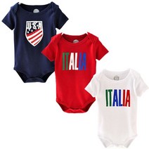 USA 이탈리아 바디수트(0-18개월) 202601