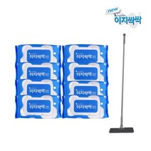 이지싹싹 물걸레청소포 NEW 시즌2 캡형 8팩+밀대1개