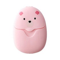 비누베이스 비누만들기재료 50 개/상자 휴대용 비누 종이 쉬운 세척 손 목욕 플레이크 미니 청소 여행에 적, 01 Pink_01 1 Box