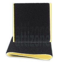 attizone 벨크로 찍찍이 (소포장) 100mm x 35cm - 2칼라, 보슬이-검정