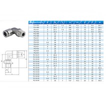 유압 프레스 압착기 자키 M5 M6 1/8 quot1/4quot 3/8 BSPT Male Elbow 공압 304 스테인레스 맞춤 퀵 커넥터, 02 6mm_05 3/8