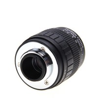 캠코더렌즈 카메라렌즈 FUJIAN 35mm F1.7 CCTV 영화 렌즈 + C 마운트 링 매크로 니콘 1 S2 J4 C-NI, 02 Silver_01 Nikon