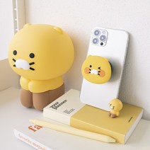 카카오프렌즈 춘식이 스탠드톡 핸드폰 그립톡, 윙크