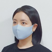 [예원콜렉션] 항균력 99.9% 빨아쓰는 면 마스크 귀안아픈 천마스크 항균마스크 나비 꽃 새 프린팅마스크 기하학무늬