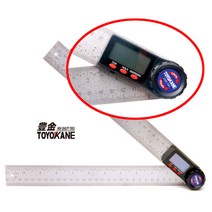 디지털 각도기 300mm 스테인레스 직각자 각도 조절 직자 각도자 미터법 영국식 눈금 전자 디지탈 경사계 측정기 앵글 게이지 ANGEL 수평자 스덴레스 측정 자 길이 미터, 1개