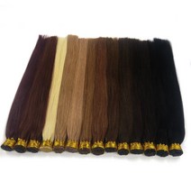 실리콘 붙임머리 20인치 180가닥 한팩 / 전문가용 인모 붙임머리피스 미용재료 붙임머리학원 미용자격증 실습 재료 옴브레 솜브레 발레아쥬 브릿지 인모피스 헤어피스 가발피스, #3, 1개