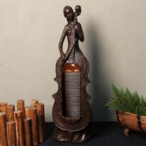 데일리데코 첼로여인 인테리어 실내 분수/ 가습기