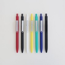 카코 미도트 메탈 클립 노크식 볼펜 젤펜 7종 Red, 색상