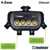 Melnor 4구 블루투스 워터 타이머 스테인리스 필터 워셔 5개 포함 아마존.. 정품보장, 단일