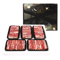 선물세트 미국산 초이스 LA갈비 찜갈비용 4KG 800g 5구선물세트