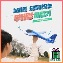 jytrade 스티로폼 모형비행기 부메랑 비행기 모형, 1개, 오렌지