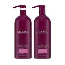 Nexxus Color Assure Shampoo and Conditioner 넥서스 컬러 어슈어 샴푸 및 컨디셔너 33.8oz(958g) 1L 2팩, 1개