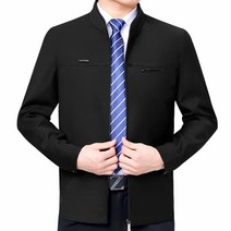 DFMEI 봄가을 아우터 남중년 캐주얼 재킷 아빠옷 상의 중장년 재킷