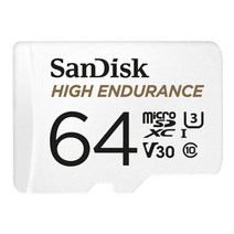 샌디스크 파인디지털 파인뷰 LX5000 파워 2채널 메모리카드 64G HIGH Endurance, 64GB