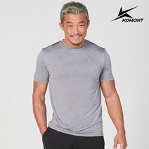 코몽트 등판매쉬 허리케인 반팔 티셔츠 그레이 K02MR3A3-GR