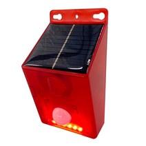 비상 태양광 태양열 동작감지 센서등 경광등 싸이렌 동물 퇴치기, 단품