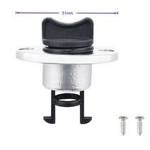 나일론 범용 25mm 1 인치 보트 상인방 선체 배수 플러그 구멍 마개 소켓 요트 카약 딩기 해양 하드웨, 01 1pc