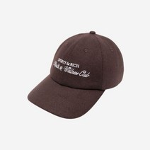 [정품] 스포티 앤 리치 H&W 클럽 울 햇 초콜릿 Sporty & Rich Club Wool Hat Chocolate 1086972