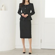 셀러허브 여성패션 [코지] 여자 벨지움 기상캐스터 스퀘어넥 프릴 정장 자켓