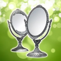 [ORDINA] [빠띠라인]주석탁상용 양면거울(원형받침)11 거울 양면거울 탁상거울 탁상양면거울 미니거울 손거울 공주풍_2142480EA, Coupang 본상품선택