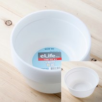 10p 다회용 위생공기 14cm 일회용공기 국물용기 비빔밥용기 덮밥용기 국용기 장국용기 1회용용기 일회용플라스틱
